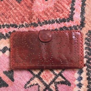 CLEOBELLA red leather wallet